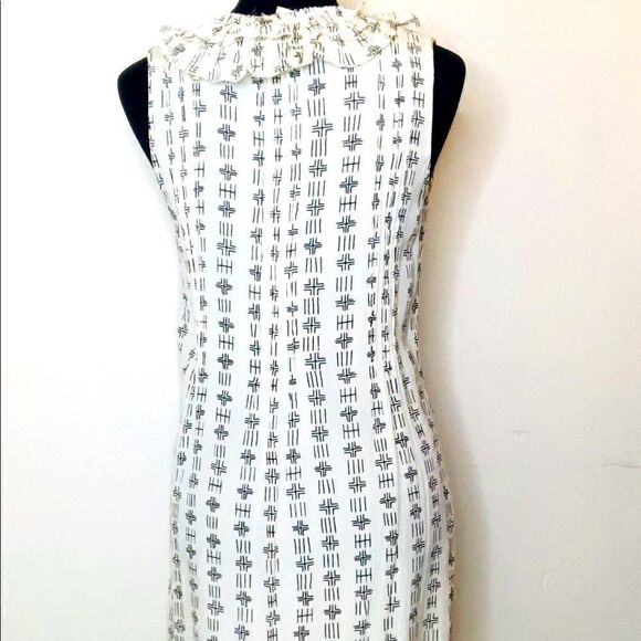 PEPIN Sleeveless Dress with Ruffle V-Neck size 4 - Picture 5 of 13